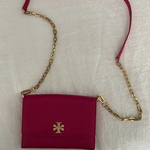 Tory Burch Leather Crossbody Wallet Bag